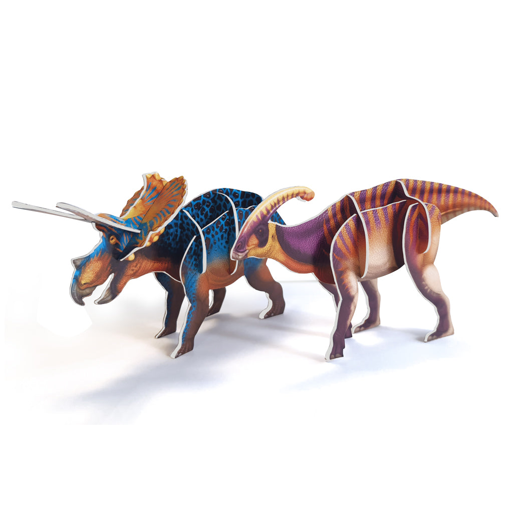 DINOSAURIOS... KIT DE CONSTRUCCIÓN + LIBRO