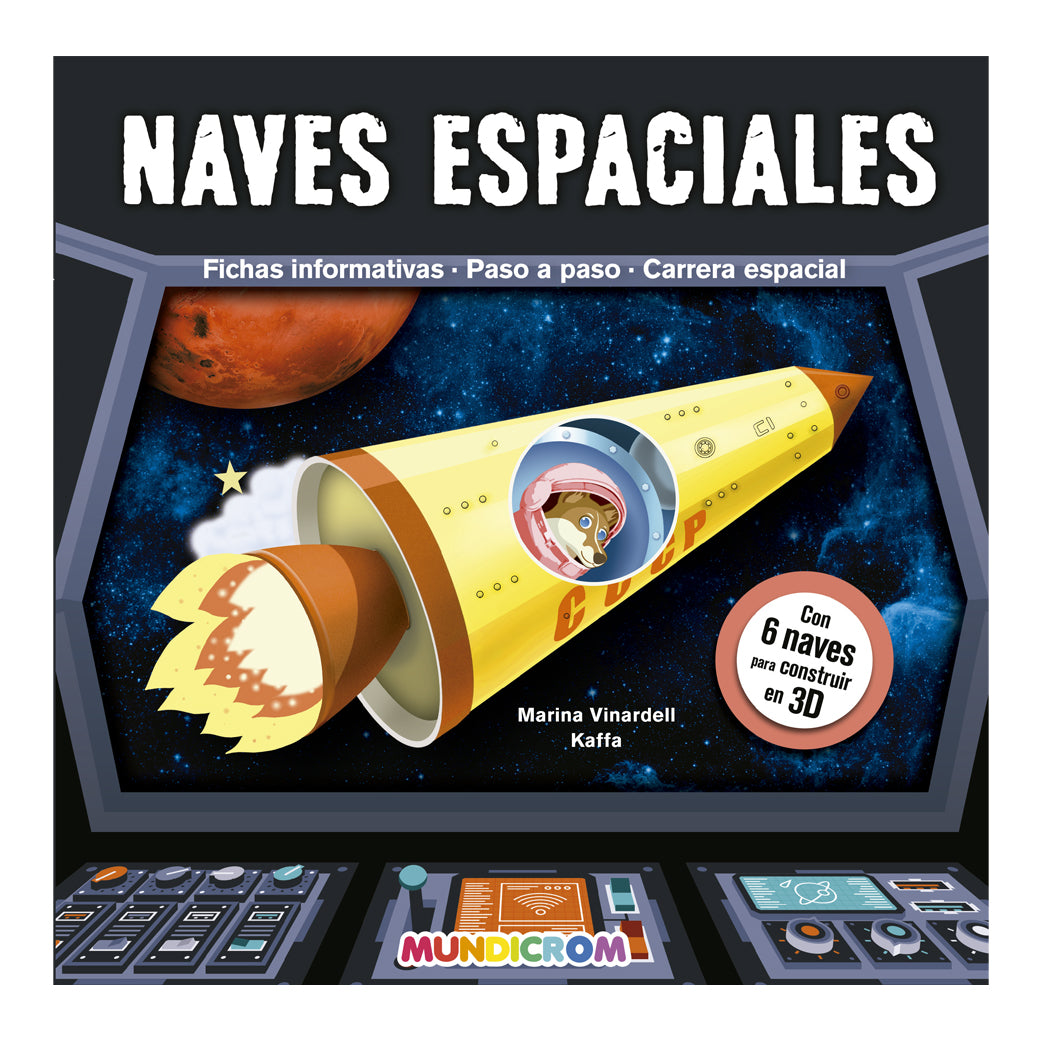NAVES ESPACIALES... KIT DE CONSTRUCCIÓN + LIBRO