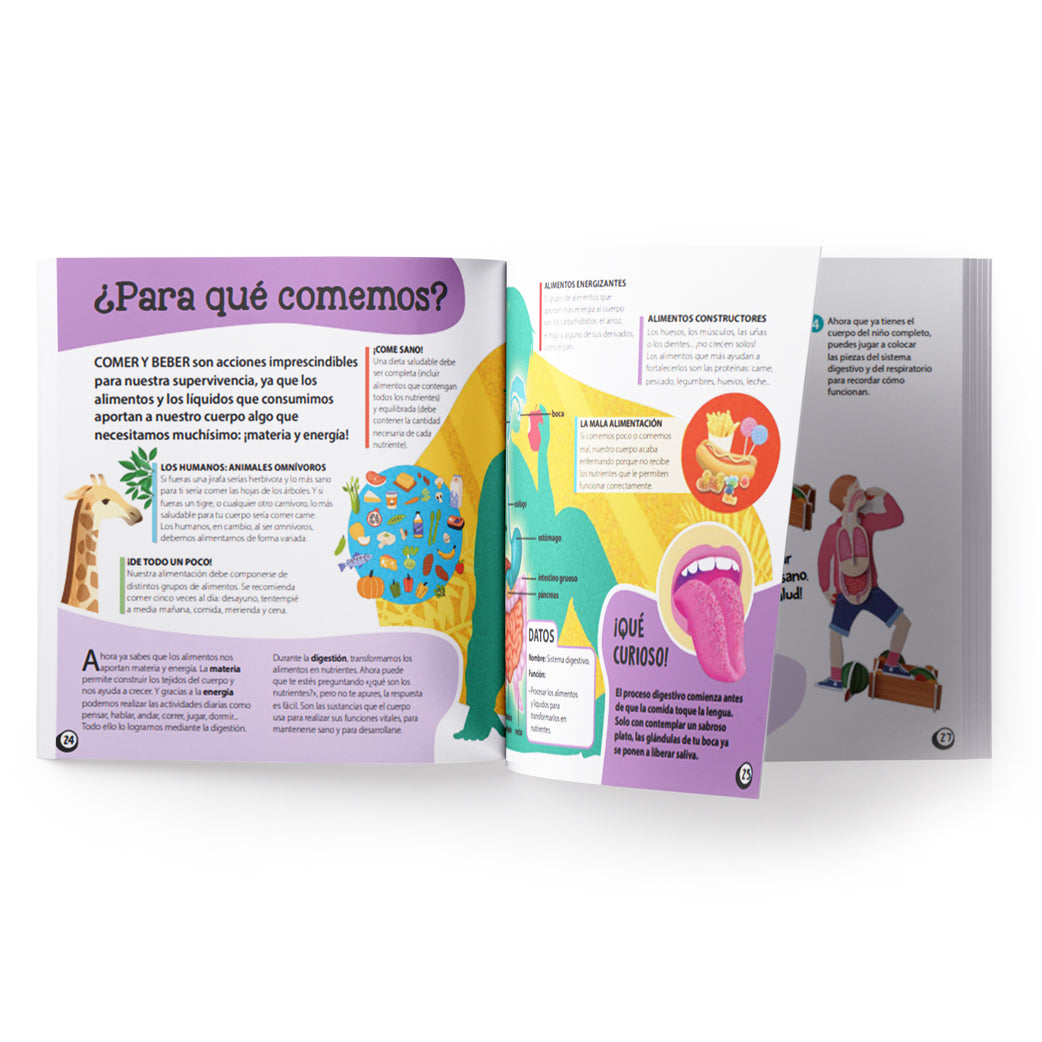 CUERPO HUMANO... KIT DE CONSTRUCCIÓN + LIBRO