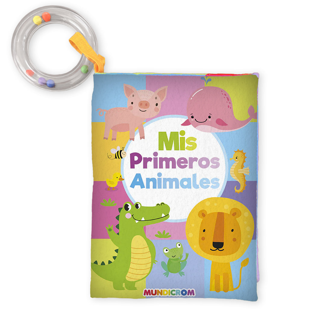 MIS PRIMEROS ANIMALES... LIBRO BEBE TELA