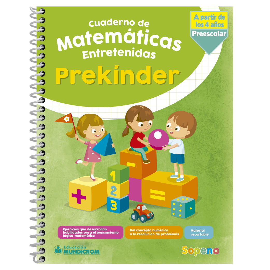 PRE KINDER MATEMÁTICAS ENTRETENIDAS DESDE LOS 4 AÑOS