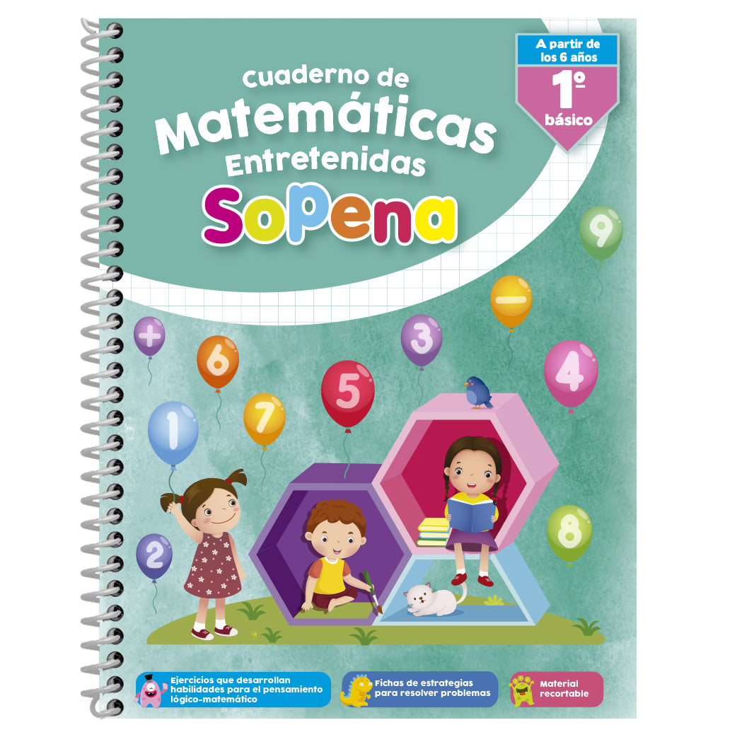 CUADERNO DE MATEMÁTICAS ENTRETENIDAS DESDE LOS 6 AÑOS