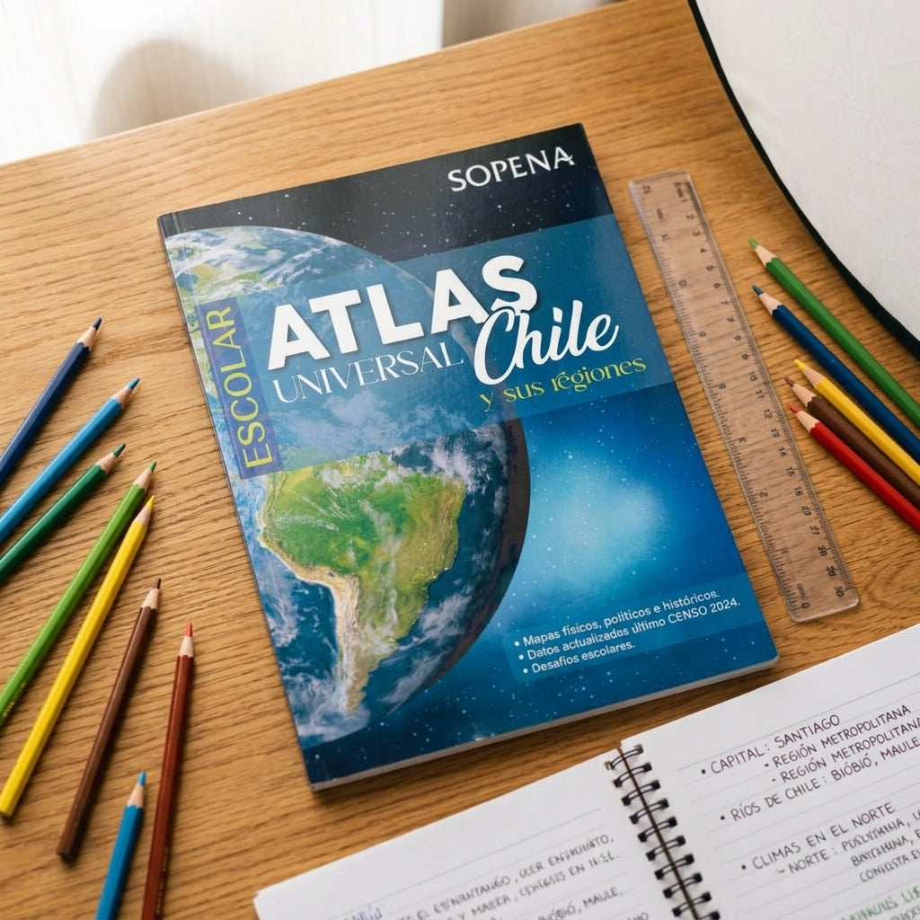 Educational book — Escena de Estudio Escolar | Generated by Modelize