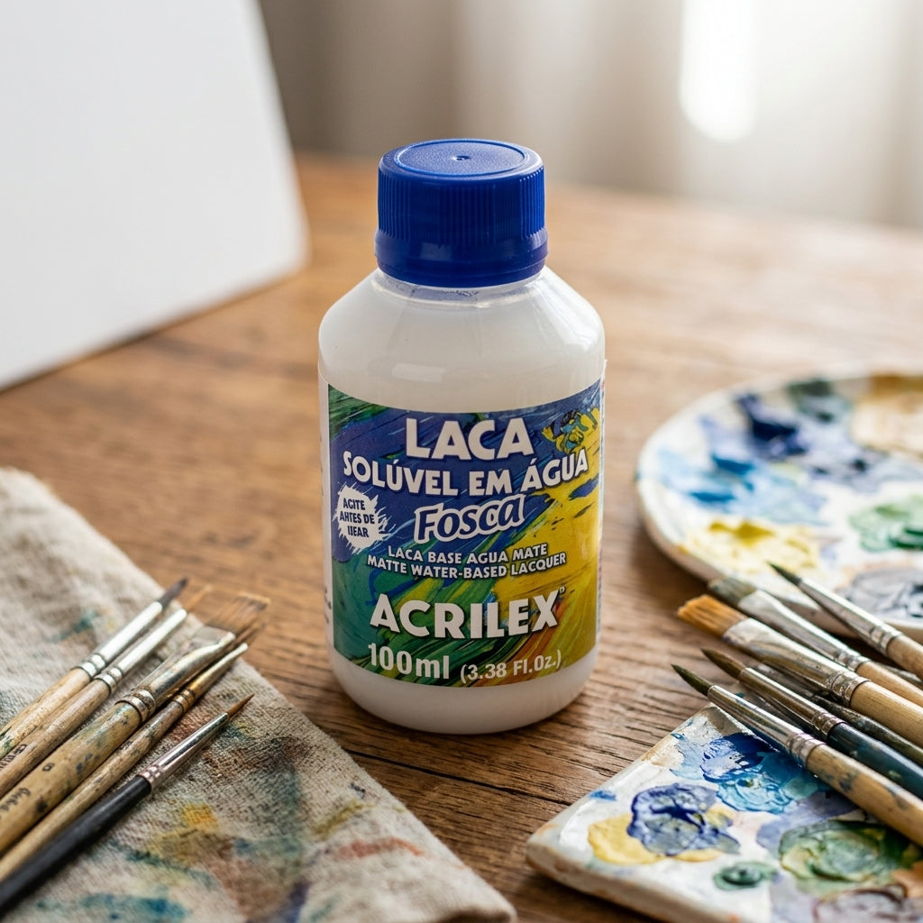 Water-based matte lacquer — Craft Scene Lifestyle | Generated by Modelize