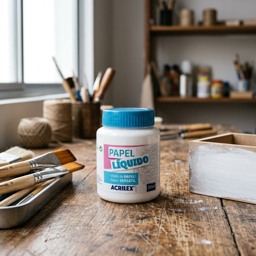 Craft liquid primer — Craft workshop lifestyle | Generated by Modelize
