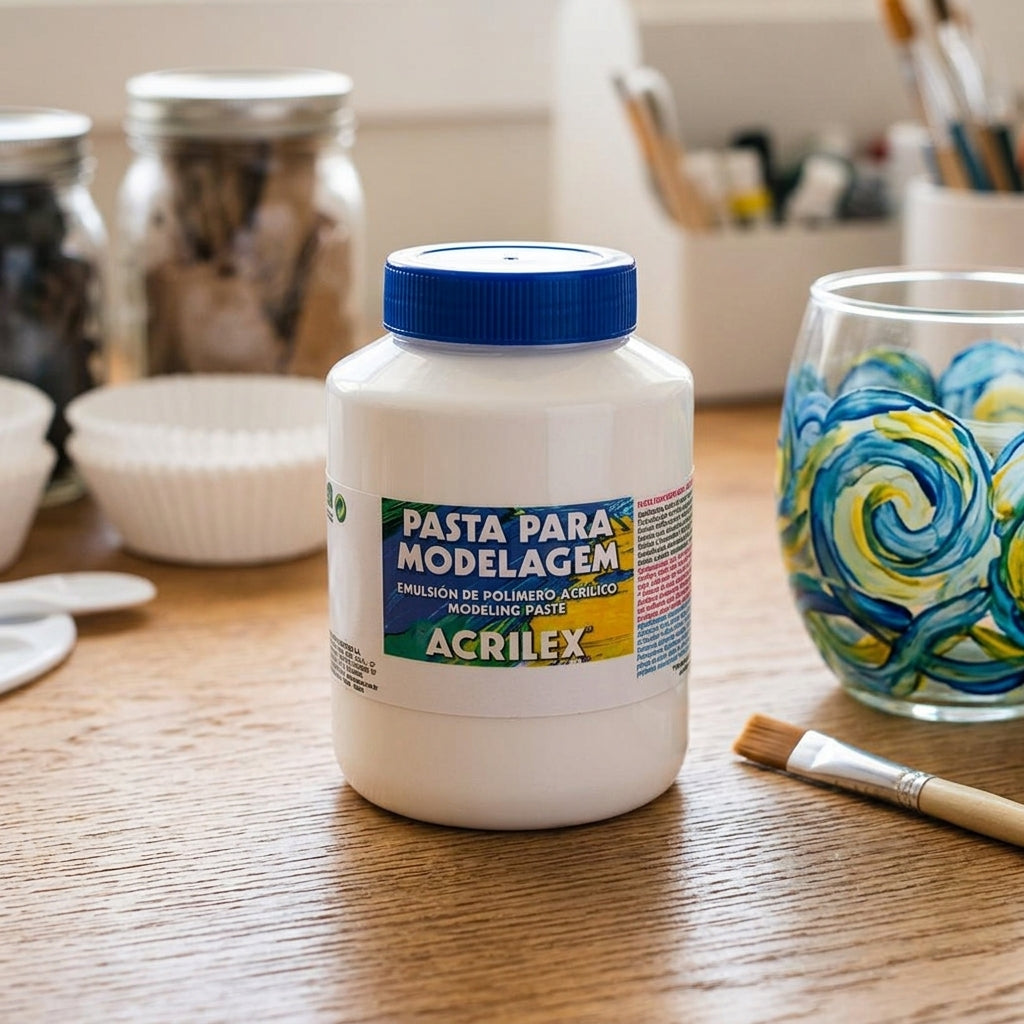 Modeling paste container — Crafting Lifestyle Scene | Generated by Modelize