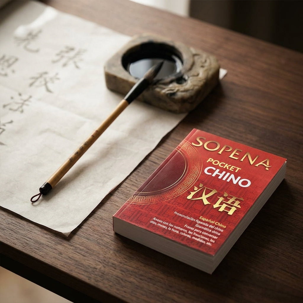 Pocket Dictionary — Calligraphy Craft Scene | Generated by Modelize