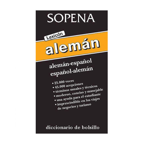 DICCIONARIO LEXICÓN ALEMÁN - ESPAÑOL