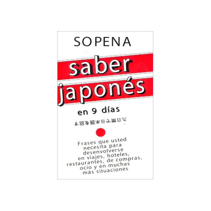 SABER JAPONES EN 9 DIAS