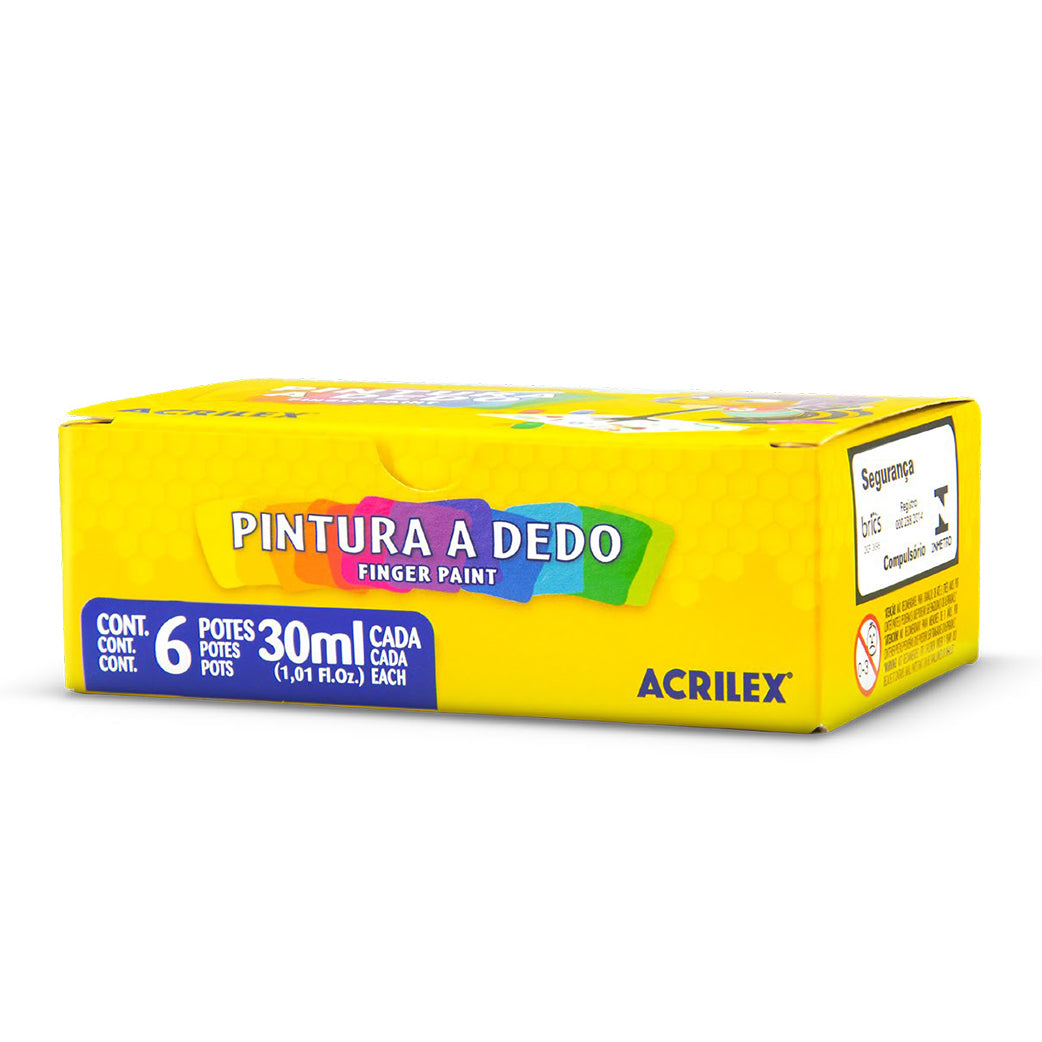 PINTURA A DEDO ESTUCHE 6 COLORES