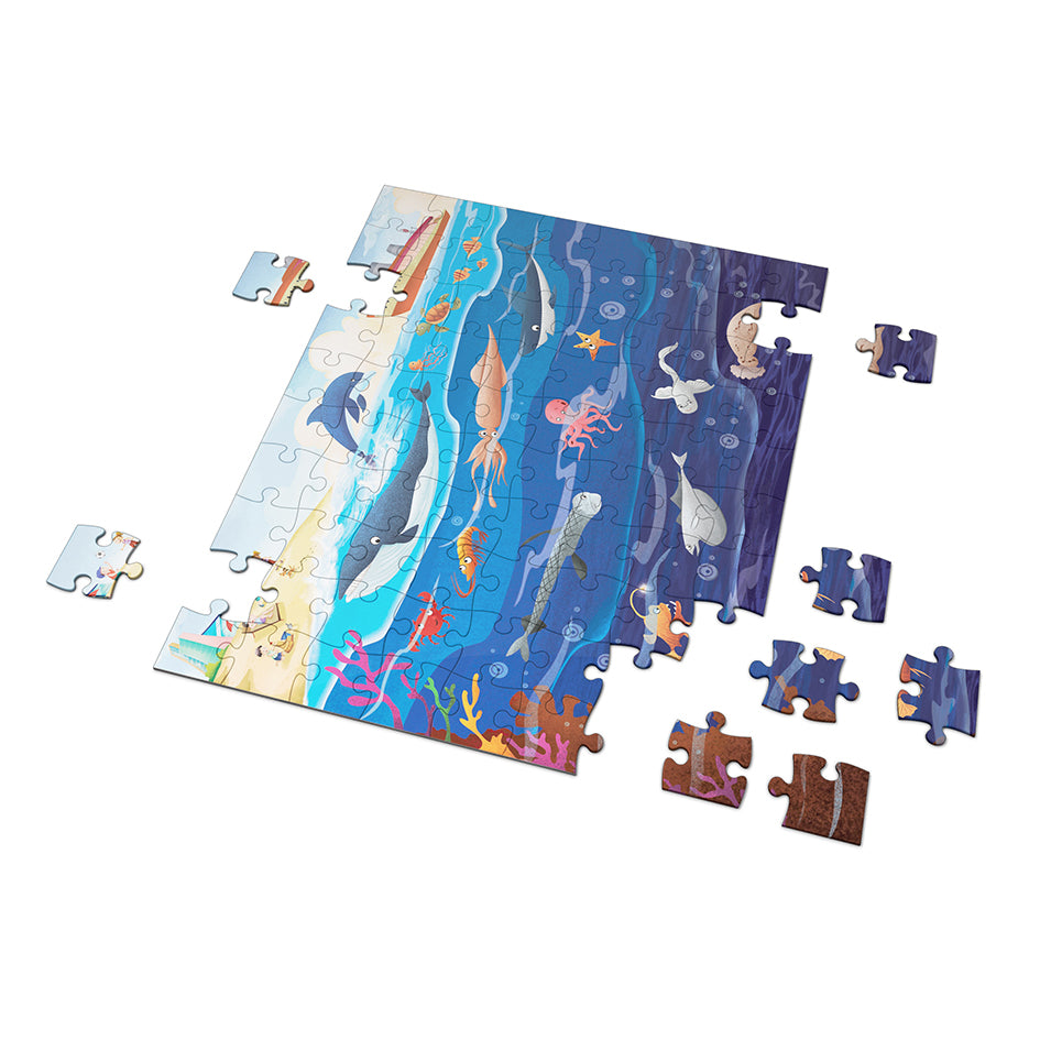 PUZLE CUENTO EL OCÉANO (100 PIEZAS)