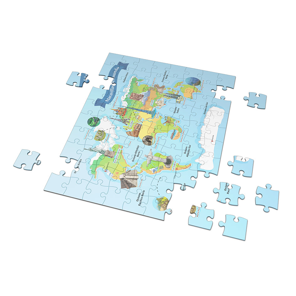 PUZLE CUENTO MARAVILLAS DEL MUNDO (100 PIEZAS)