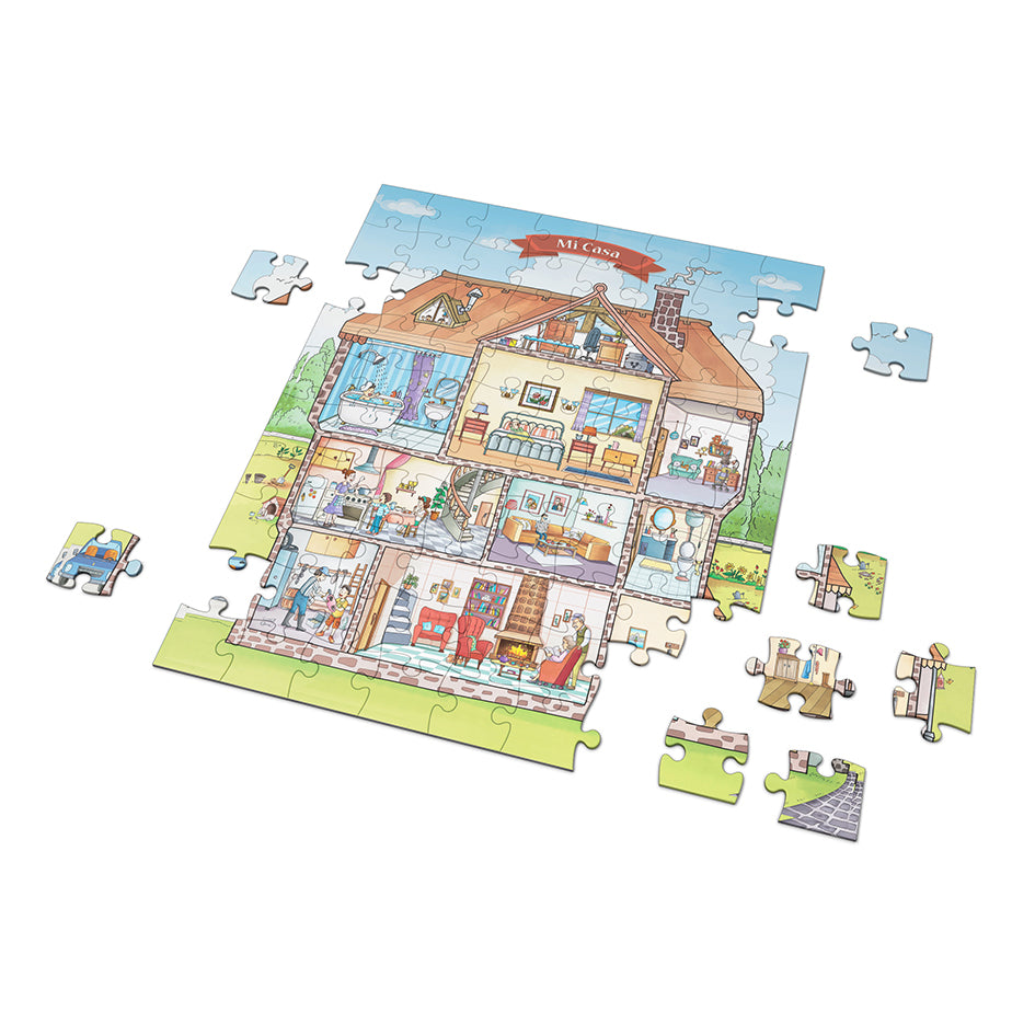 PUZLE CUENTO MI CASA (100 PIEZAS)