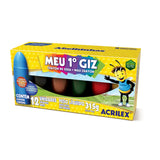 LÁPICES DE CERA JUMBO 12 COLORES