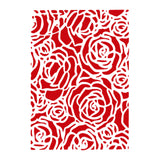 STENCIL 21X15CM FLORAL 3