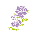 STENCIL 13X13 CM FLORAL 3