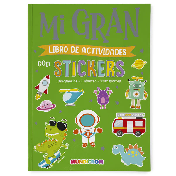 STICKERS… DINOSAURIO, UNIVERSO, ESPACIO