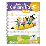 CALIGRAFÍA SCRIPT 3° BASICO HORIZONTAL