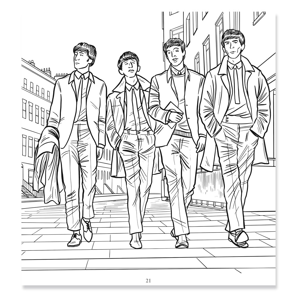 THE BEATLES - LIBRO DE COLOREAR