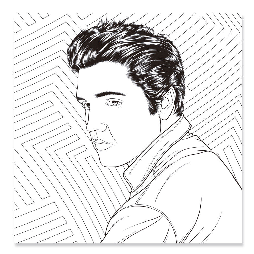 ELVIS - LIBRO DE COLOREAR