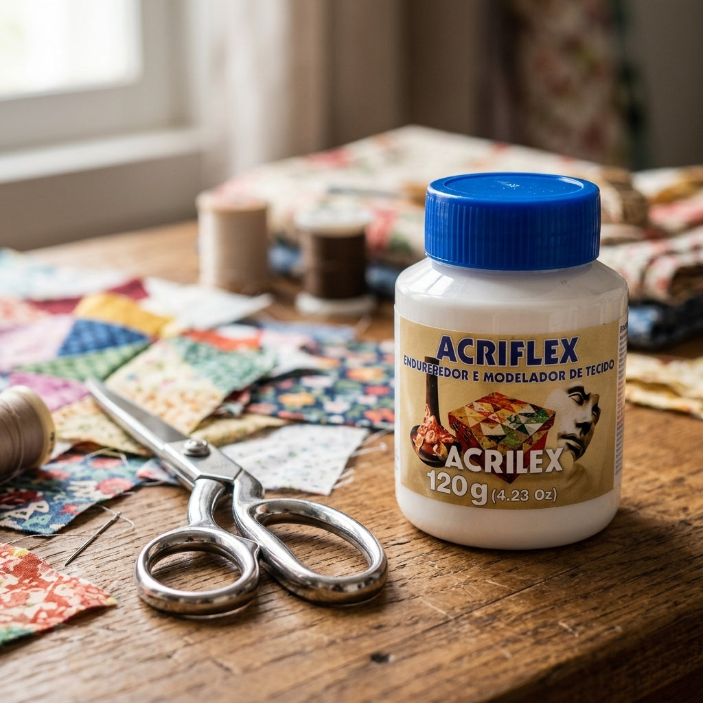 Fabric stiffener and glue — Craft Workspace Lifestyle | Generated by Modelize