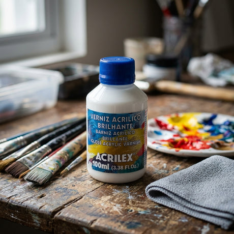 Acrylic Varnish — Craft Scene Lifestyle | Generated by Modelize