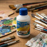 Acrylic varnish bottle — Craft Scene Lifestyle | Generated by Modelize