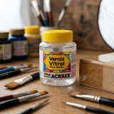 Glass Varnish / Craft Primer — Craft workshop lifestyle | Generated by Modelize