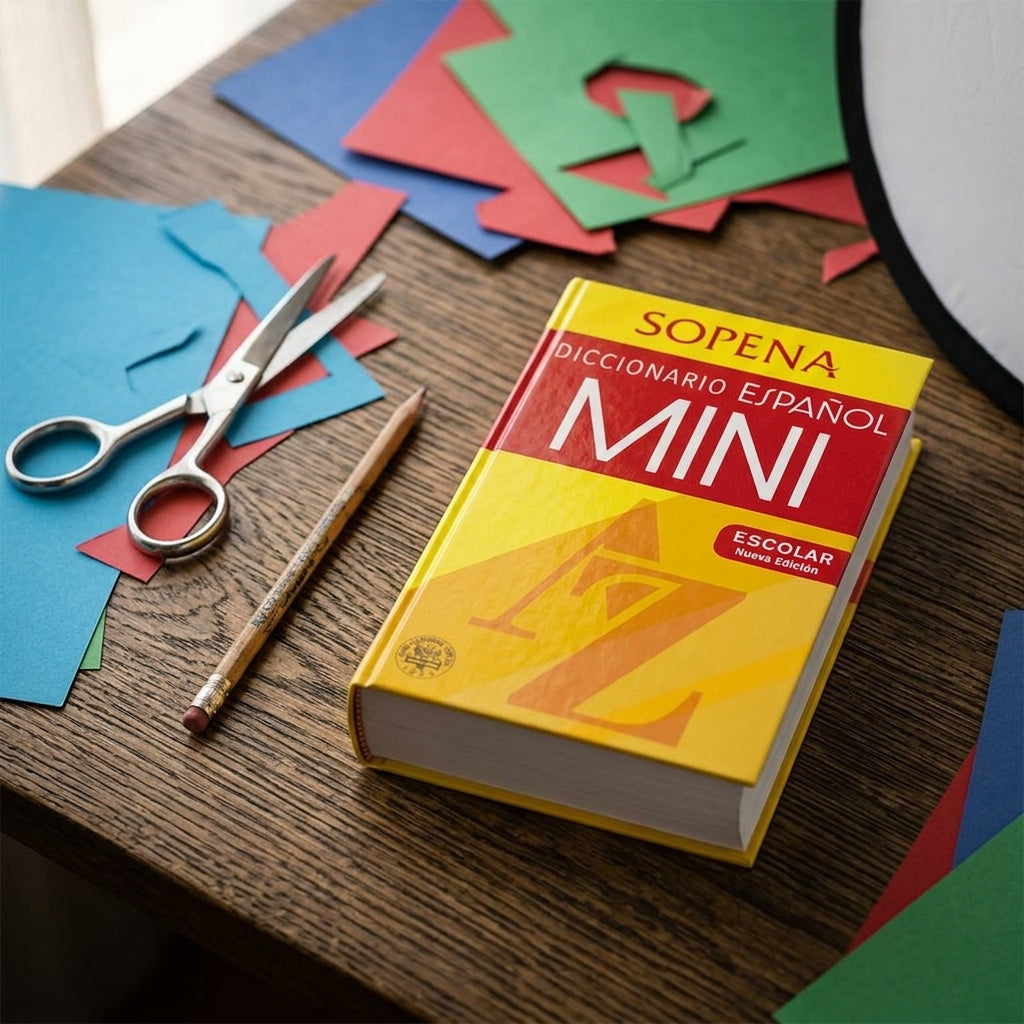 Miniature Paperback Dictionary — Creative Crafting Scene | Generated by Modelize