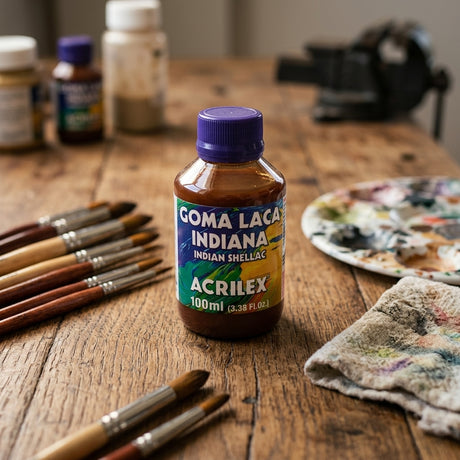 Indian Shellac (Goma Laca) — Craft Scene Lifestyle | Generated by Modelize