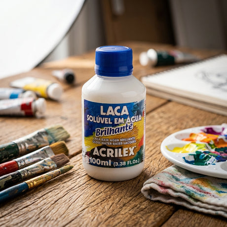 Art supplies, water-based lacquer — Craft Scene Lifestyle | Generated by Modelize
