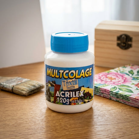 Textile decoupage glue — Decoupage Crafting Scene | Generated by Modelize