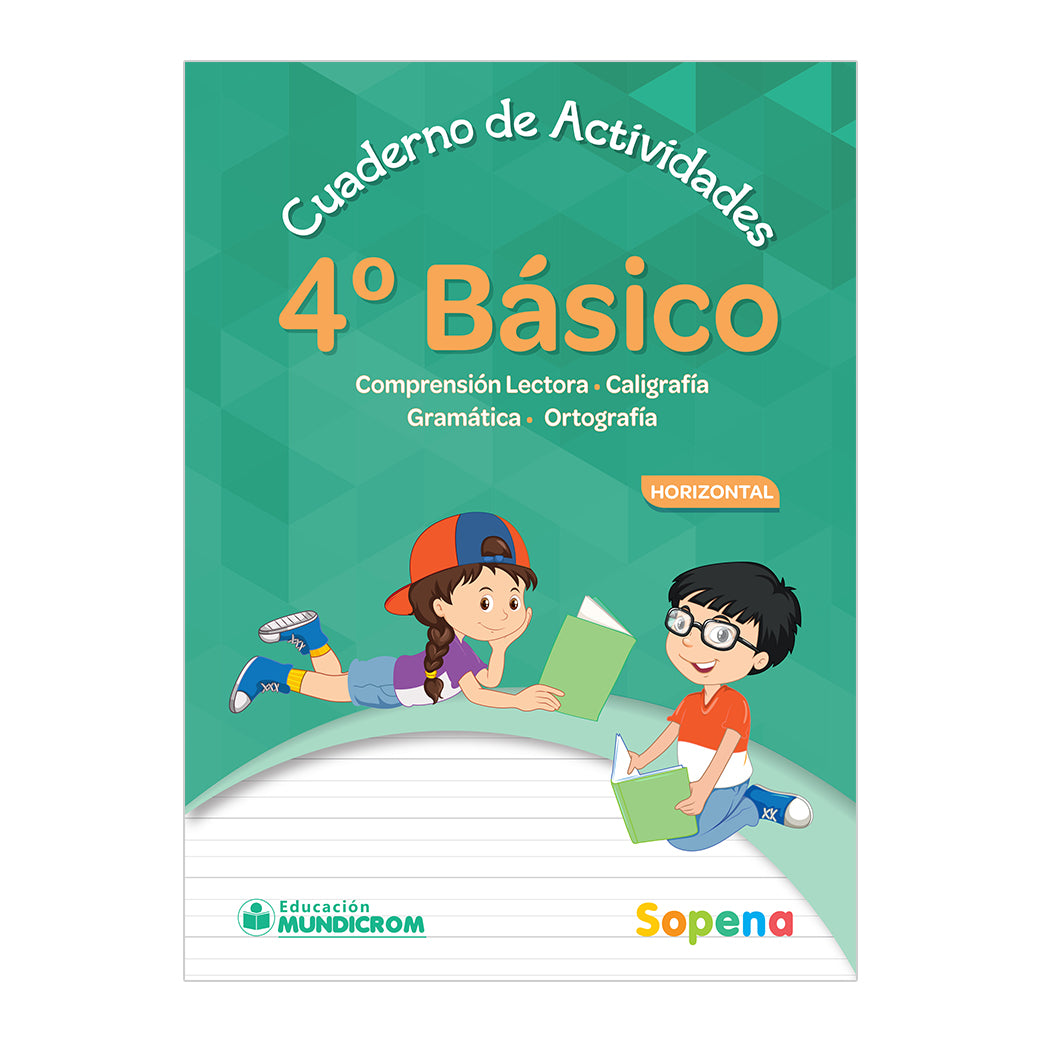 CUADERNO DE ACTIVIDADES 4 BÁSICO  HORIZONTAL