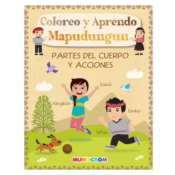 Libro para pintar Colores en Mapudungun